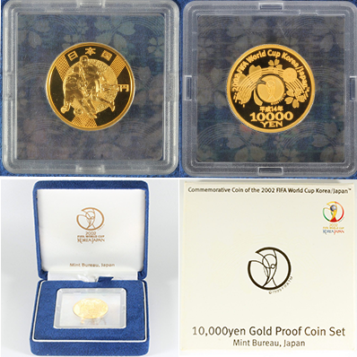 日韓W杯一万円金貨